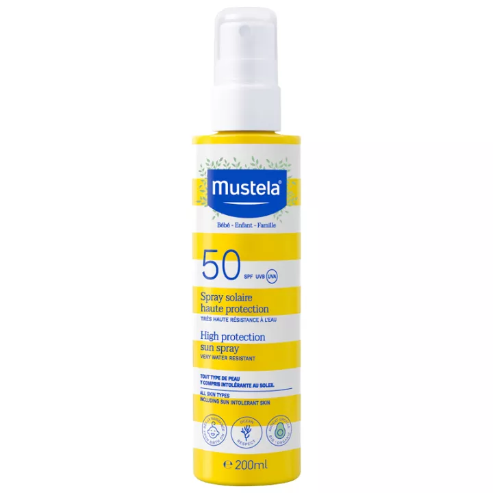 Mustela Çok Yüksek Koruma Faktörlü Güneş Spreyi SPF50 200 ML