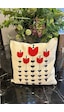 Lale Lüx Nakışlı Keten Kırlent Kılıfı 45x45 Cm Çok Renkli