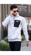 Madmext Karmelanj Baskılı Kapşonlu Sweatshirt 6004 Karmelanj