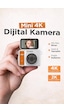 Torima CMR46 Mini Dijital Kamera 2k Flip Ekranlı Selfie Video Vlog Kamerası Turuncu