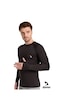 Hnc Sport Erkek Siyah Parmak Detaylı Compression Spor Body T-shirt: Hareket Özgürlüğü Ve Şıklık Bir Arada