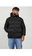 Jack & Jones Jack&Jones Kapüşonlu Büyük Beden Siyah Erkek Mont 12243520 Siyah