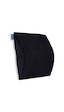 Visco Ortopedik Araç Bel Dayama Minderi 35x33x9 cm, Siyah