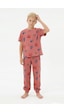 Bunny Hopp Erkek Çocuk Pijama Takımı %100 Pamuk Araba Ve İş Makineleri Desenli Yazlık Kısa Kollu Kiremit Bunny Hopp Erkek Çocuk Pijama Takımı %100 Pamuk Araba Ve İş Makineleri Desenli Yazlık Kısa Kollu Kiremit