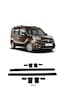 Fiat Doblo Ara Atkı Port Bagaj Tavan Barı Siyah Renk Aleminyum 117 Cm 2015-2022