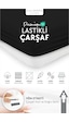 Calmera | %100 Pamuk Penye Lastikli Çarşaf | Çift Kişilik - Battal - King | Siyah