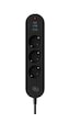 Termal Akım Korumalı 3 Priz + 3 Usb 2 Usb-a + 1 Usb-c Çoklayıcı 2500w Güvenlikli Anahtarlı Priz 2 M