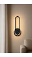 AvizeGO Haris Modern Led Duvar Apliği Günışığı Siyah
