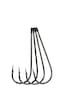 10 Adet - 2/0 No - Karbon Çelik Uzun Sap Kanca Balık Olta İğnesi