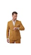 Deep Sea Deepsea Erkek Taba Premium Collection İtalyan Kesim Likralı Kruvaze Takım Elbise 2600643