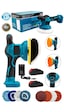 Moonshop PM006 Çift Akülü Orbital 58V Lityum 2X Batarya 6 Devir Ayarlı Detay Pasta Cila Zımpara Polisaj Makinesi