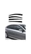 Renault Megane Iıı Hb Hb 2009-2016 Uyumlu Araca Özel Sport Style Akrilik Cam Rüzgarlığı Koyu 4 Parça