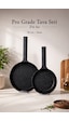 Pro Grade 2'li Granit Döküm Tava Seti Gri 20 Cm - 24 Cm Çok Renkli