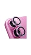 Apple Uyumlu iPhone 16 Ve 16 Plus Pembe Pink Kamera Lens Koruyucu Cam Pembe