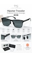 Xiaomi Ts Hipster Traveler Polarize Güneş Gözlüğü Nylon Polarize Lens Metal Çerçeve Hafif Kaliteli Siyah Unisex Sm007-0220 Xiaomi Ts Hipster Traveler Polarize Güneş Gözlüğü Nylon Polarize Lens Metal Çerçeve Hafif Kaliteli Siyah Unisex Sm007-0220
