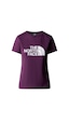 The North Face W S/s Easy Tee Kadın T-shirt-28118-mor Mor