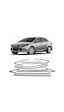 Ford Focus 3 Sedan 12 Parça Paslanmaz Çelik Krom Cam Çıta Seti