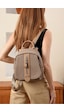 Just Polo Kadın Orta Boy Ayarlanabilir Askılı Şık Lakost Sırt Çantası Shopper Bej
