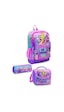 Coral High Kids Pembe Mor Milkshake Dondurma Desenli 3 Lü Okul Çanta Seti Set0123749