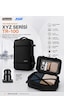 Classone Xyz Serisi Tr-100 Kabin Boy ,uçak İçi , Ergonomik, Laptop Ve Tablet Bölmeli, Seyahat, Valiz, 15 -18 İnch Uyumlu Notebook, Laptop Sırt Çantası Siyah