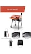 Rehome Guruss Cg-075 Barbekü Mangal Kömürlü 75 Cm Kırmızı Tam Set