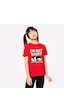 Uyguntarz Çocuk Penguen Baskılı Pamuklu Tshirt Kırmızı Uyguntarz Çocuk Penguen Baskılı Pamuklu Tshirt Kırmızı