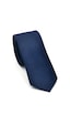 Gaffy Şal Desenli Lacivert Dokuma Kumaş Mendilli Slim Fit Kravat // Sdk-2508-2 Lacivert