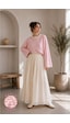 Herkesemoda Çizgili Waffle Kumaş Kadın Body Pembe Herkesemoda Çizgili Waffle Kumaş Kadın Body Pembe