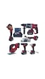 Daflong DFL288 Pro 6'lı Set - 4 Bataryalı Taşıma Çantalı 80NM Şarjlı Matkap + 600NM Torklu Bijon Sökme + Devir Ayarlı Taşlama + Kırıcı Delici Hilti + Sunta Kesme + Dekupaj Makinesi Daflong DFL288 Pro 6'lı Set - 4 Bataryalı Taşıma Çantalı 80NM Şarjlı Matkap + 600NM Torklu Bijon Sökme + Devir Ayarlı Taşlama + Kırıcı Delici Hilti + Sunta Kesme + Dekupaj Makinesi