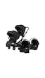 Prego 2223 Ibiza Plus Travel İkiz Bebek Arabası Siyah-10290