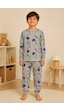 Durukoza %100 Pamuk Erkek Çocuk Pijama Takımı Sonic 4 Mevsim Gri Durukoza %100 Pamuk Erkek Çocuk Pijama Takımı Sonic 4 Mevsim Gri