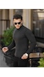 Füme Erkek Slim Fit Yarım Balıkçı Fitilli Triko Kazak-trz19158r02s Füme