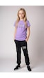 Fyk Kids Kız Çocuk Baskılı Live Kelebek Bel Detayı Lastikli Alt-üst Pijama Takımı Lila