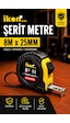 İkon Tools Şerit Metre 8m X 25mm Profesyonel Ölçü Metresi Dayanıklı Gövde Kilitli Mekanizma Hassas Ölçüm 8 M