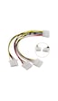 Power Çoklayıcı Kasa Içi 4 Pin Molex 1 Erkek 3 Dişi Kablo