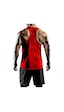 Genius Store Erkek Dry Fit Y-back Gym Fitness Sporcu Atleti Genıus-fıt Kırmızı