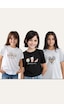 Fyk Kids Kız Çocuk Basic Baskılı T-shirt Çok Renkli