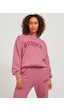 Jjxx Sıfır Yaka Rahat Kesim Pembe Kadın Sweatshirt 12244363 001