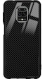 Xiaomi Redmi Note 9 Pro Carbon Tasarımlı Glossy Telefon Kılıfı Siyah