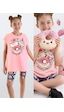 Denokids Mshb&g Sweet Party Kız Çocuk Tunik Tayt Takım Çok Renkli