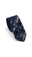 Gaffy Füme Desenli Lacivert Dokuma Kumaş Mendilli Slim Fit Kravat // Sdk-2601-2 Lacivert Gaffy Füme Desenli Lacivert Dokuma Kumaş Mendilli Slim Fit Kravat // Sdk-2601-2 Lacivert