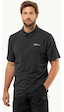Jack Wolfskin Delgami Polo M Erkek T-shirt-28385-siyah Siyah