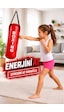 Boxing 53x20cm Kayışlı Kırmızı Çocuk Boks Kum Torbası Kırmızı Boxing 53x20cm Kayışlı Kırmızı Çocuk Boks Kum Torbası Kırmızı