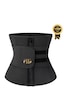 Fitform Giyim Sauna Etkili Sıkılaştırıcı Ve Toparlayıcı Unisex Termal Bel Korse Keme Black Siyah Renk
