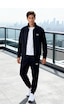 Tommy Life Hugo Lacivert Jogger Erkek Eşofman Takım - 85198 Lacivert