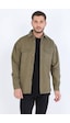 Erkek Oversize Jean Gömlek Haki 001