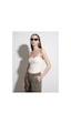 Dilvin 21216 Askılı Bodysuit-ekru-16503