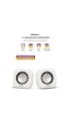 Sprange Sr-pn99 2w 2 Usb 2.0 + 3.5mm 5v Pc Bilgisayar Hoparlör Beyaz