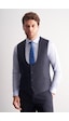 İmza Lacivert Mono Yaka Astarlı Çift Yırtmaç Esnek 6 Drop Slim Fit Basic Yelekli Takım Elbise 1001255186 Lacivert