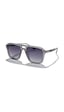 Hermod Old2090s-c4-53 Polarize Unisex Güneş Gözlüğü Gri - Şeffaf